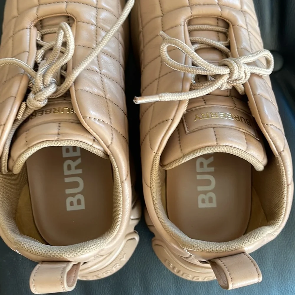 Burberry classic quilted leather sneakers - Picture 10 of 11